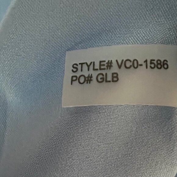 Blue Mixed Floral Print Halter Asymmetric Midi Dress with Pockets Women Size 12 - Picture 15 of 15